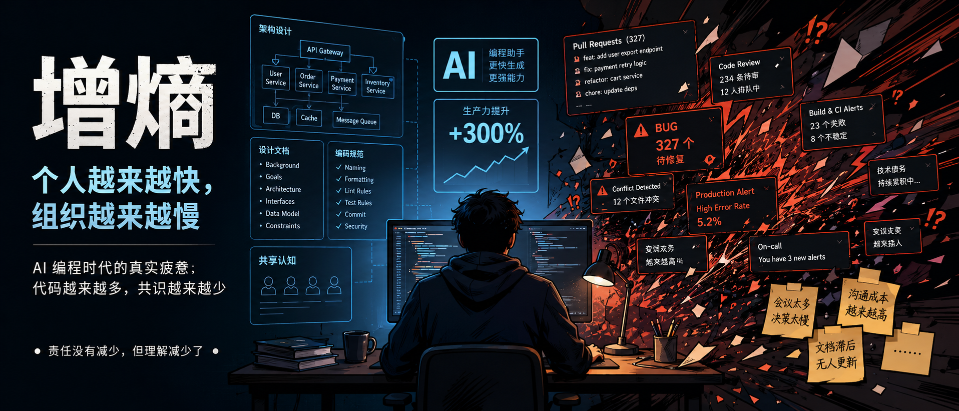 从熵的角度来解释,为什么有了 AI,人反而更累了